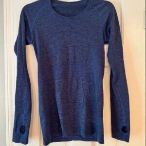 lululemon Swiftly Navy Long Sleeve